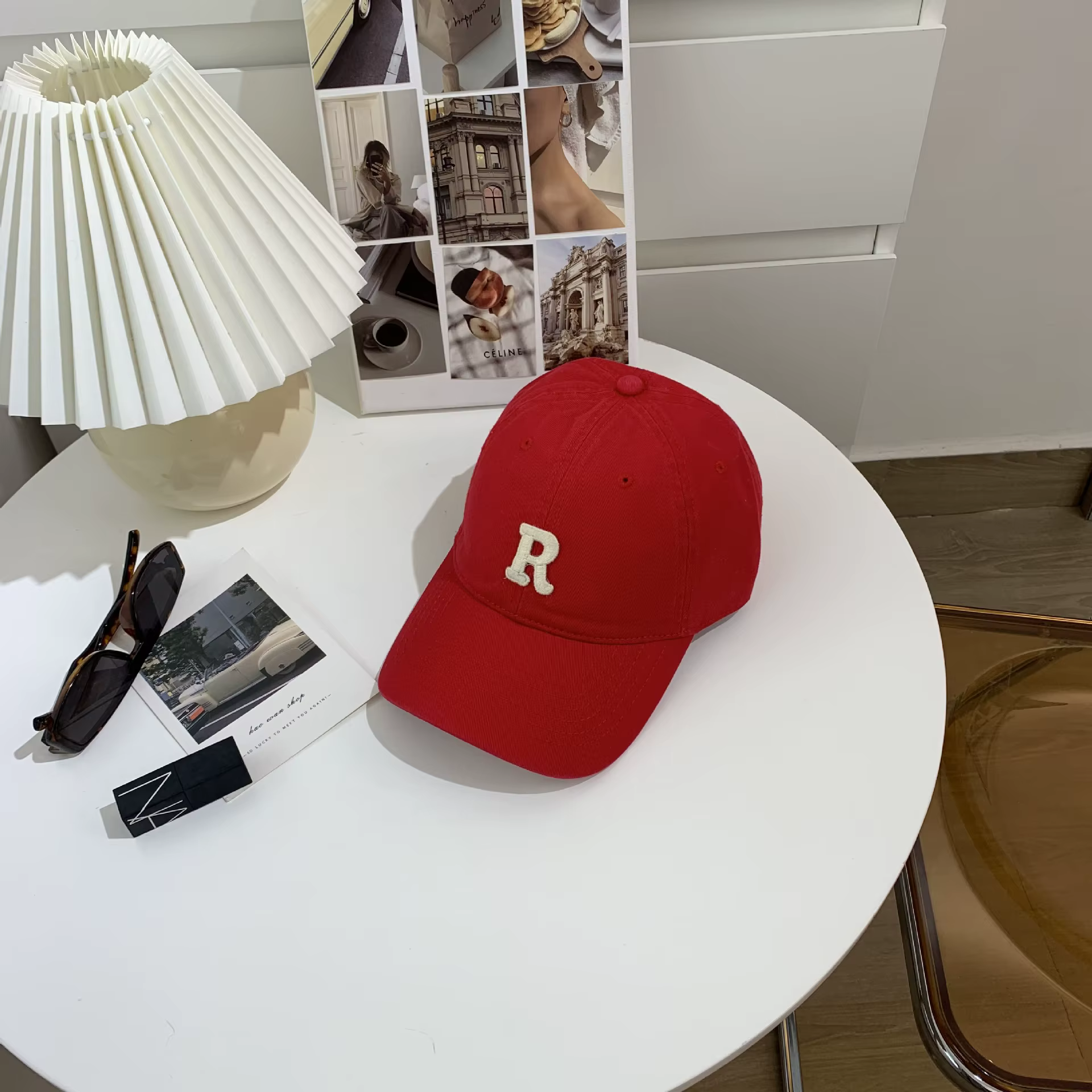 Nouvelle broderie lettre R casquette de Baseball été solide femmes queue de cheval chapeaux hommes c