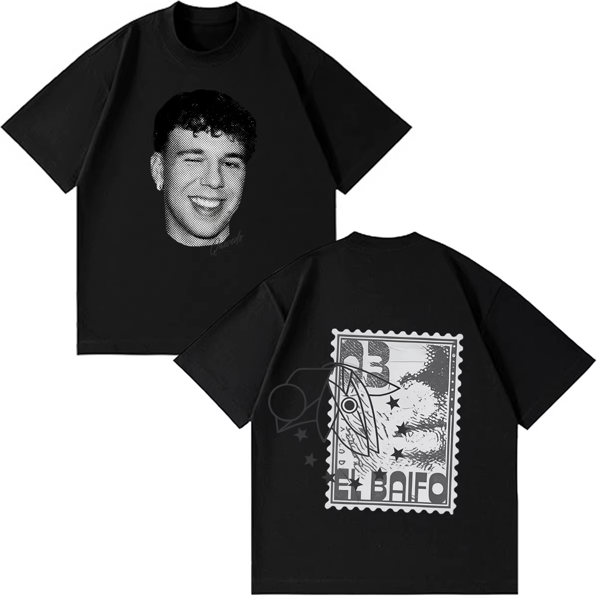 T-shirt graphique QUEVEDO EL BAIFO Album 2026 Tour pour hommes et femmes, T-shirt Hip-hop en coton a