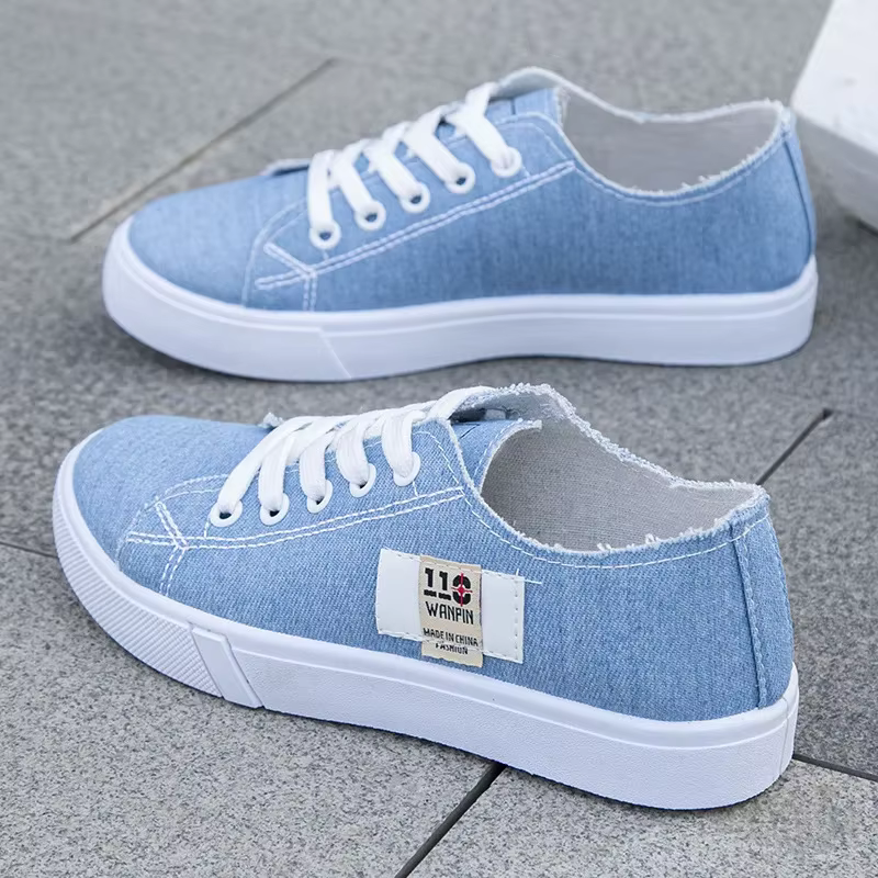 Baskets basses en toile pour femme printemps-été 2026, baskets en jean populaires pour femme, chauss