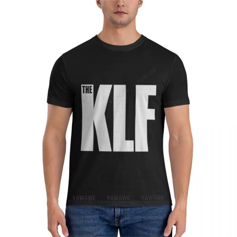 T-shirt en coton pour hommes, The Klf, The K1905, ICONIC 90s, Active, noir