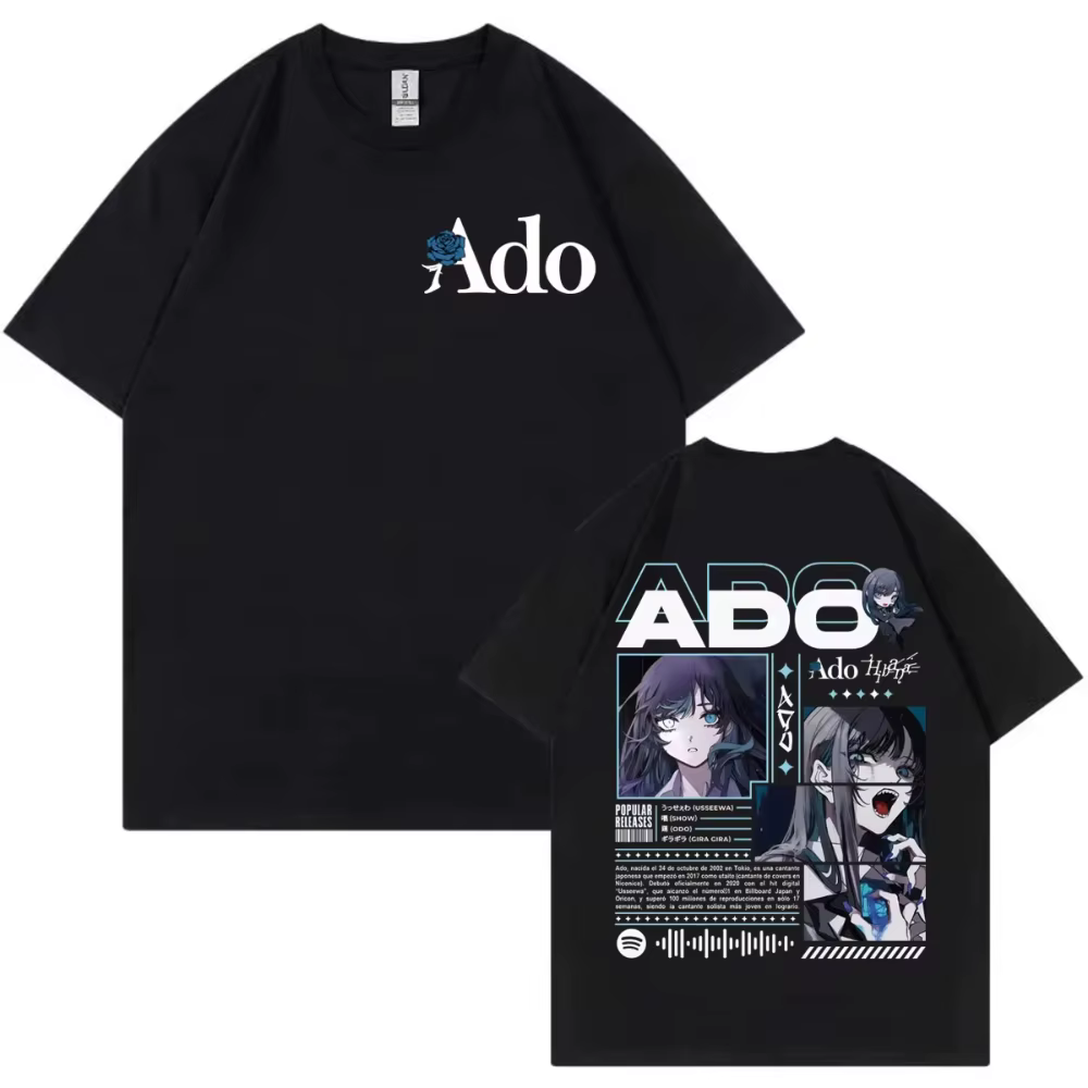 Chanteur Ado Hibana World Tour 2026 T-shirts graphiques mode Vintage à manches courtes T-shirts homm
