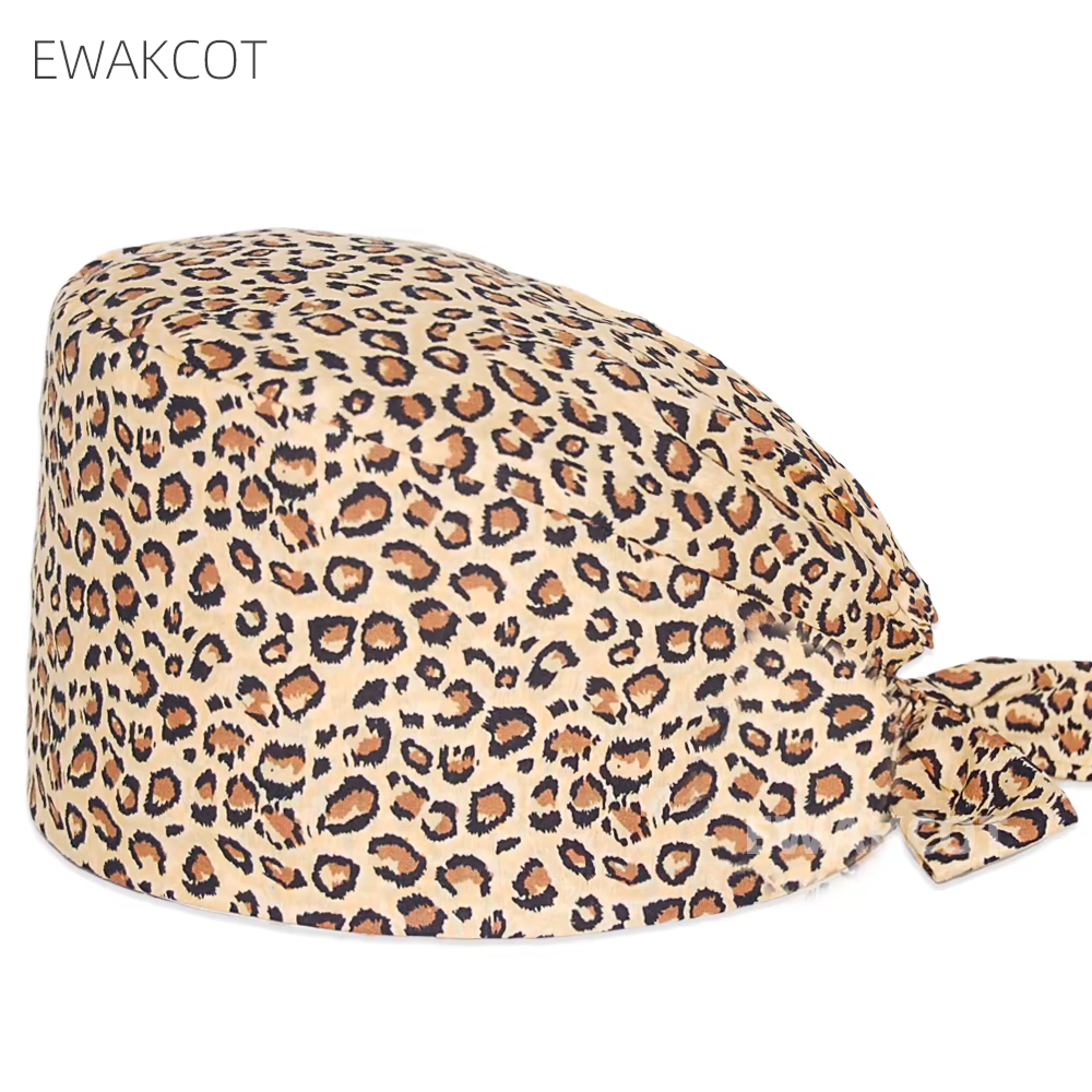 Casquette chirurgicale unisexe avec bandeau réglable pour salle d'opération spa salon de beauté Chef