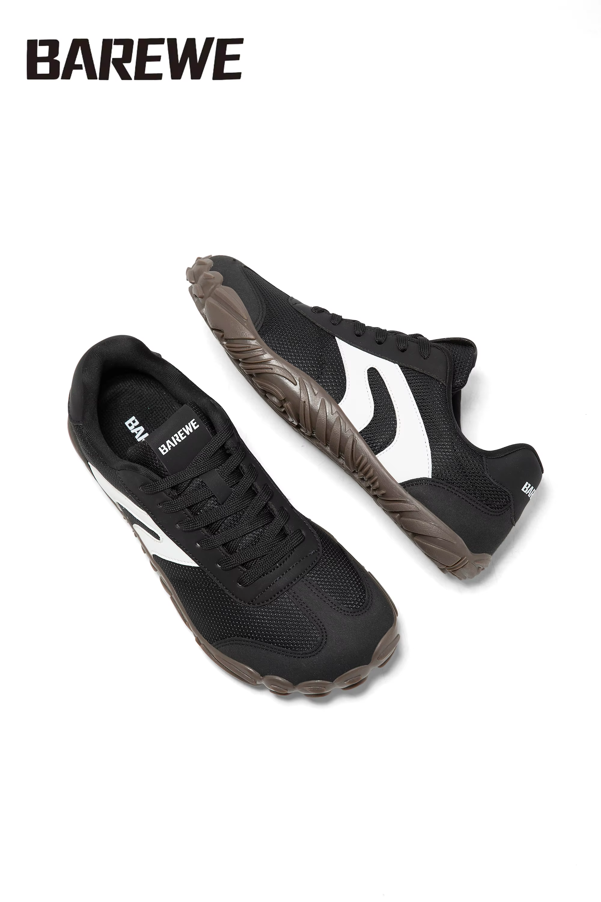 Chaussures pieds nus BAREWE : Chaussures de marche à bout large pour hommes et femmes, baskets confo