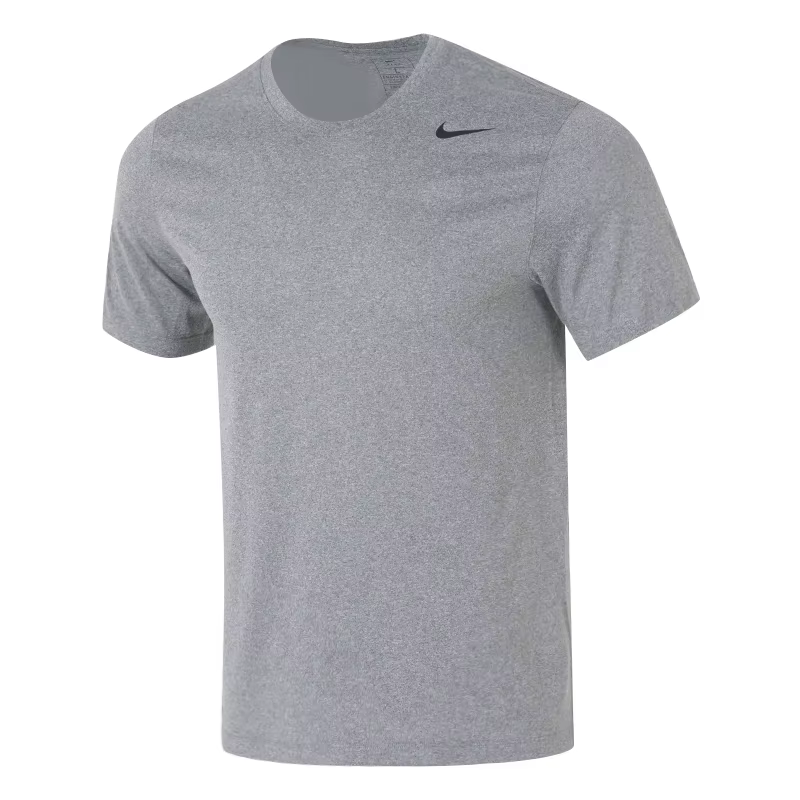 T-shirt Nike pour homme, ample, décontracté, sport, fitness, col rond, confortable, respirant, demi-