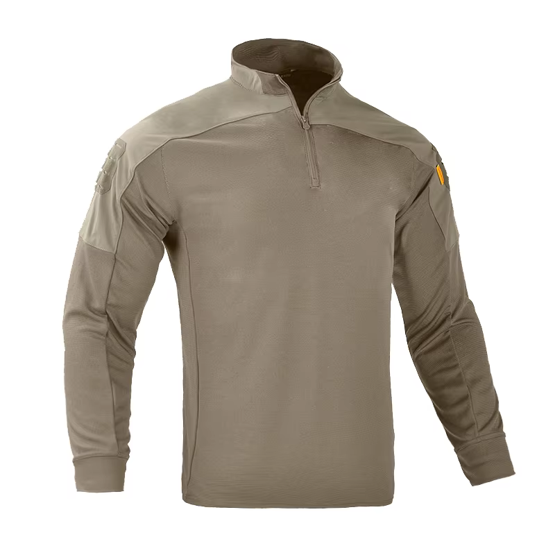 T-Shirt de randonnée tactique en maille respirante à séchage rapide, vêtements de Sport d'escalade à