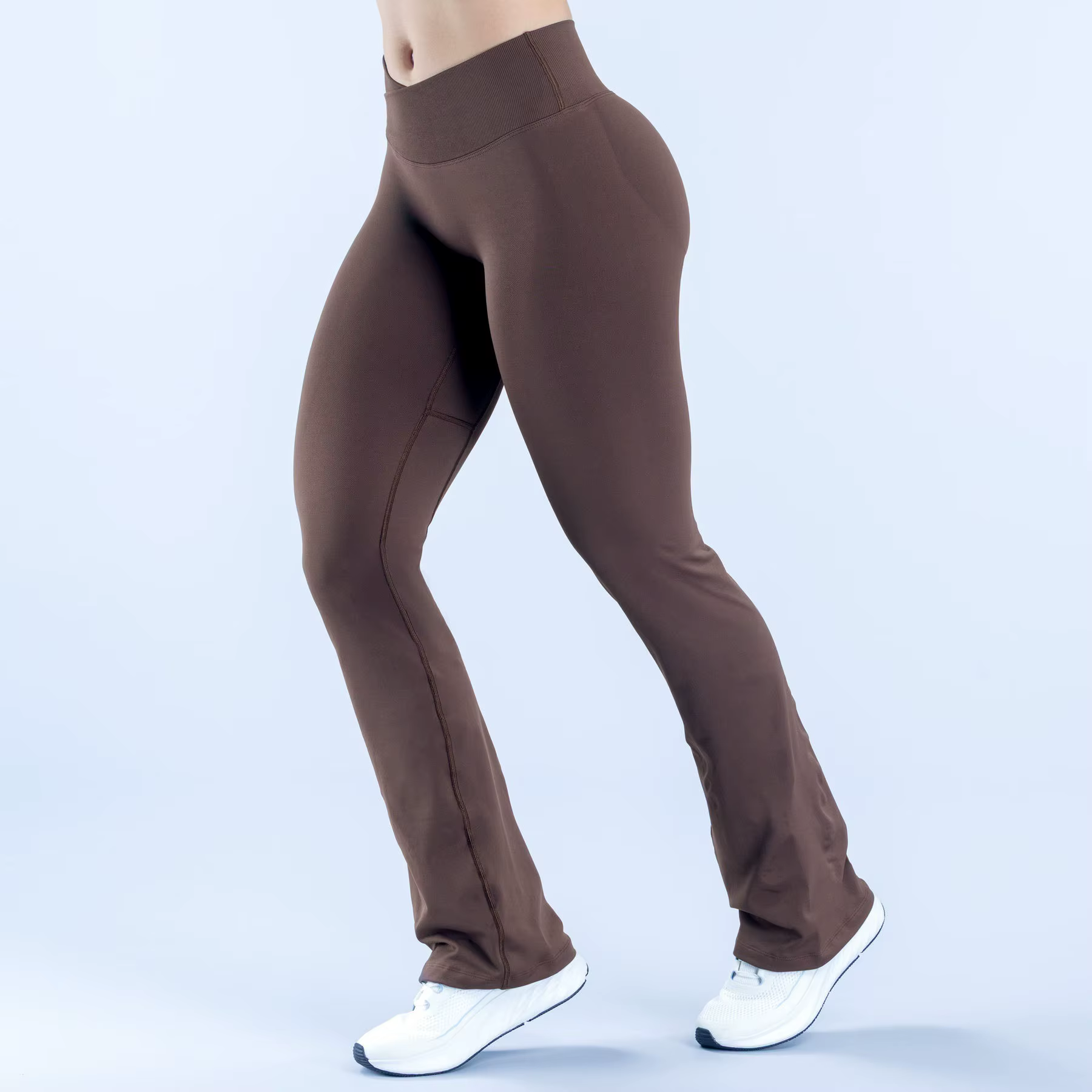 SWIFTFLAME Vision Flares femmes gym mode Yoga pantalon évasé taille croix sans couture sport Legging