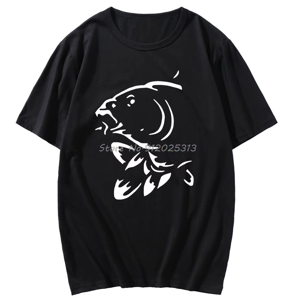 Harajuku carpe poisson manches courtes pêches ruiné ma vie T-shirt hommes femmes T-shirt vêtements p
