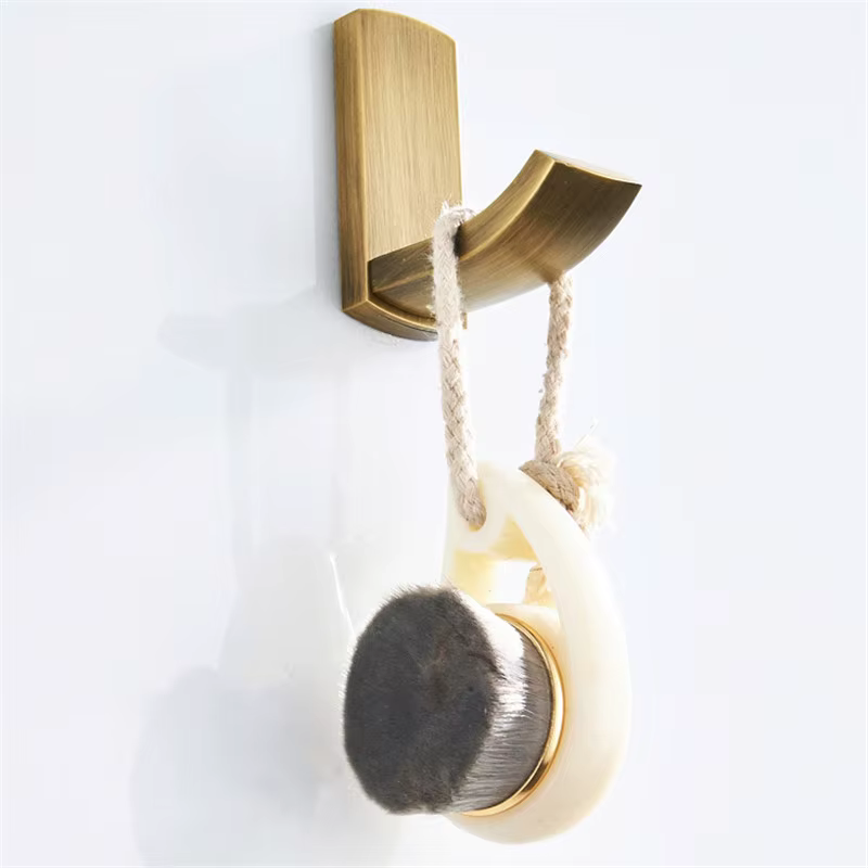 Accessoires de salle de bain en bronze antique : étagère, porte-serviettes, porte-papier, brosse WC,