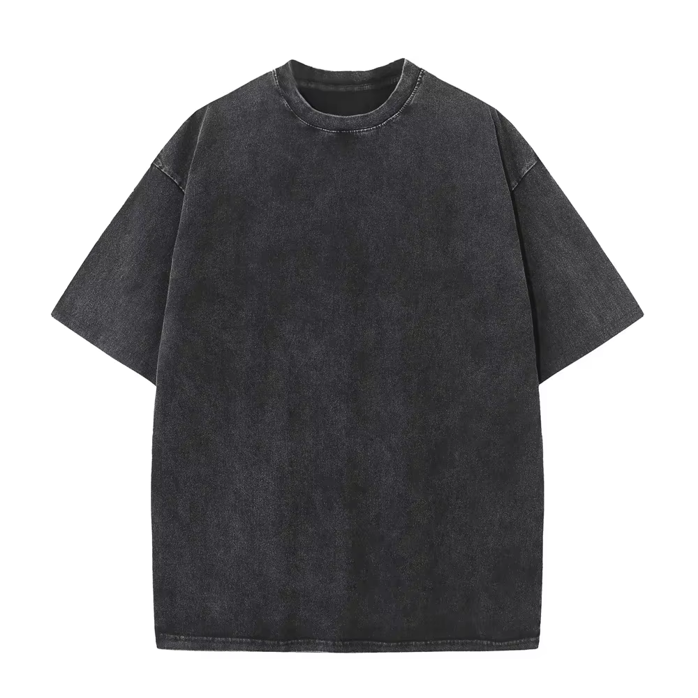 T-shirt manches courtes homme, estival et décontracté, en coton, vintage américain, grande taille, 2