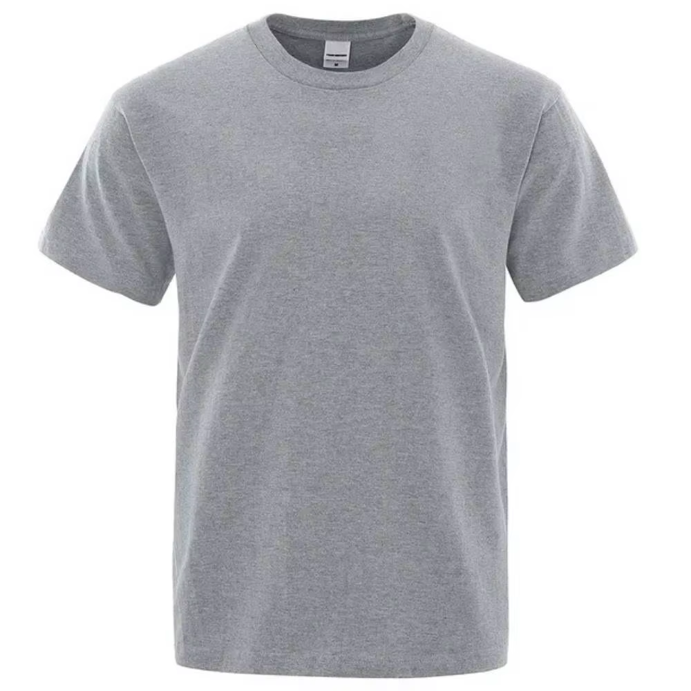Été hommes chemises à manches courtes en vrac couverture en coton T-Shirt à la mode jeunesse Streetw
