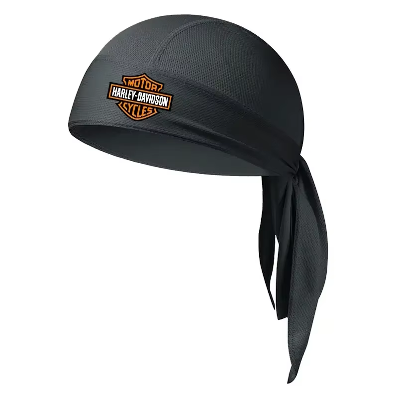 Écharpe de tête respirante à séchage rapide pour Harley Davidson, casquette de protection solaire po