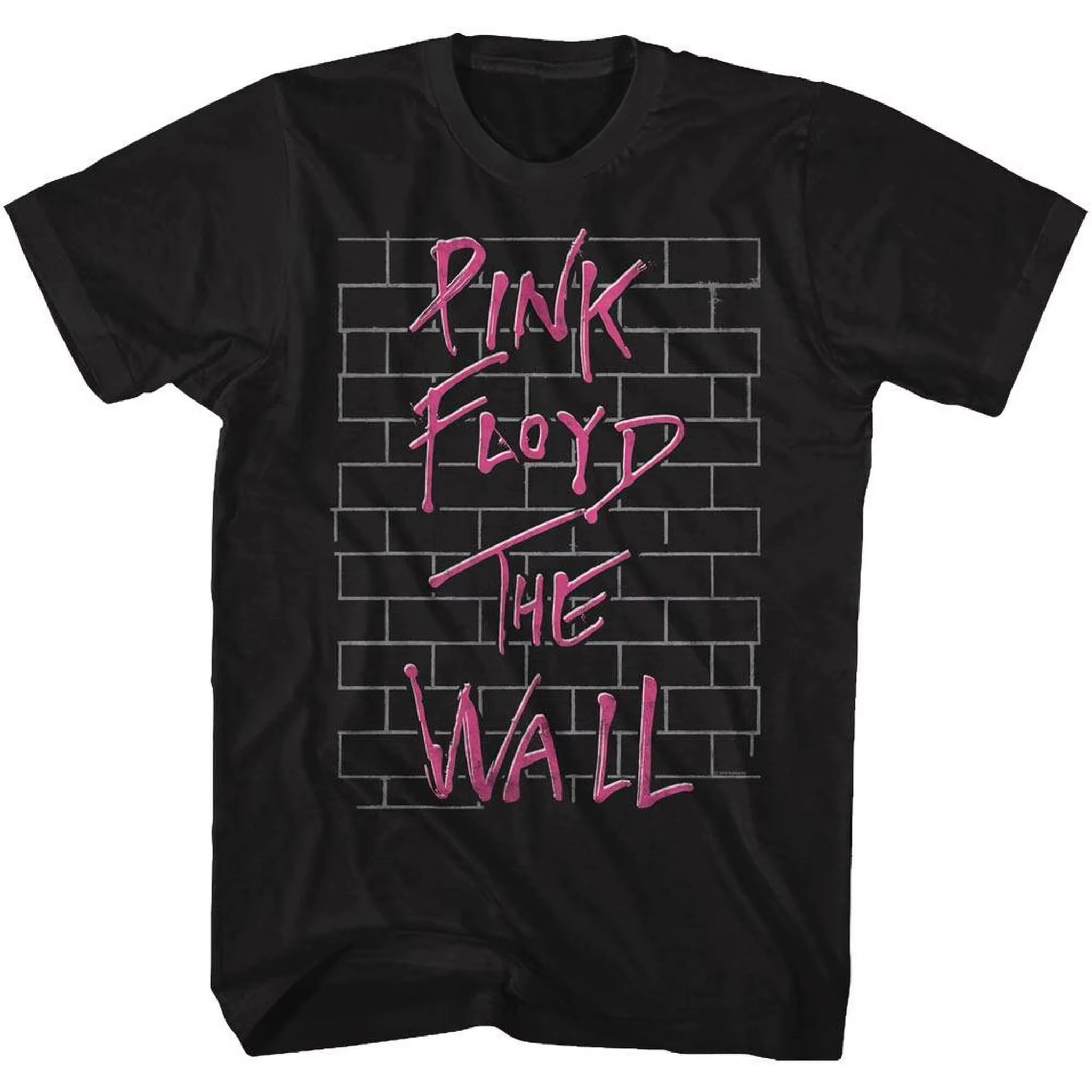 Pink Floyd Classic The Wall Noir Adulte T-Shirt D'été Hommes et Femmes Lâche et Respirant T-shirt Ha