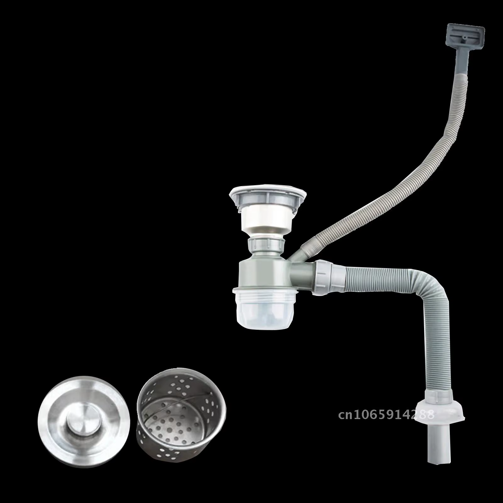 Accessoire évier désodorisation évier tuyau de vidange filtre de vidange Double cuisine pour réservo