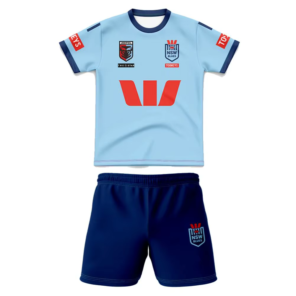 Âge 3-13 enfants 2025 Queensland Maroons State of Origin maillot de rugby ensemble pour enfants NSW 