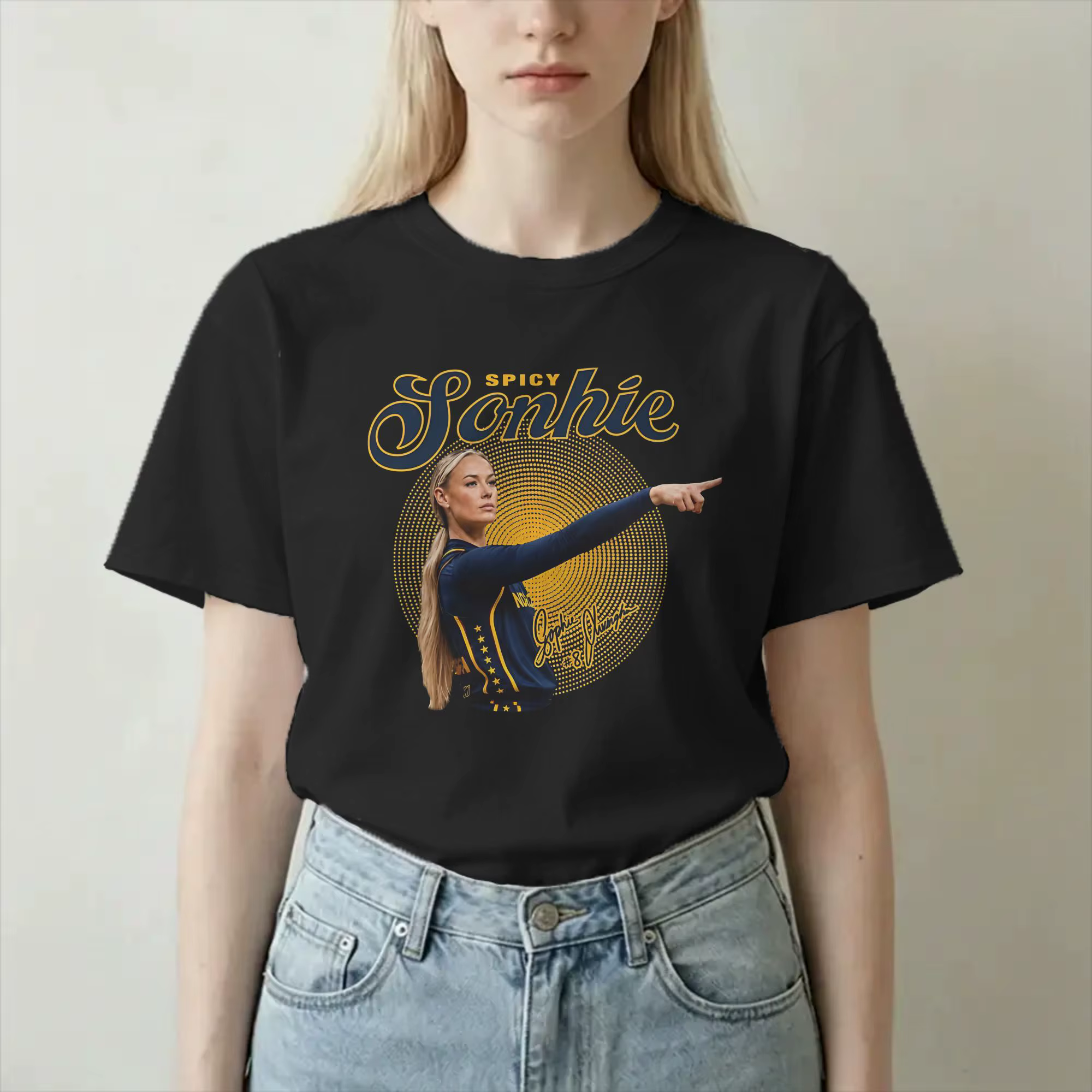 T-shirts pour hommes et femmes Sophie Cunningham, vêtements de basket-ball en pur coton, nouveauté, 