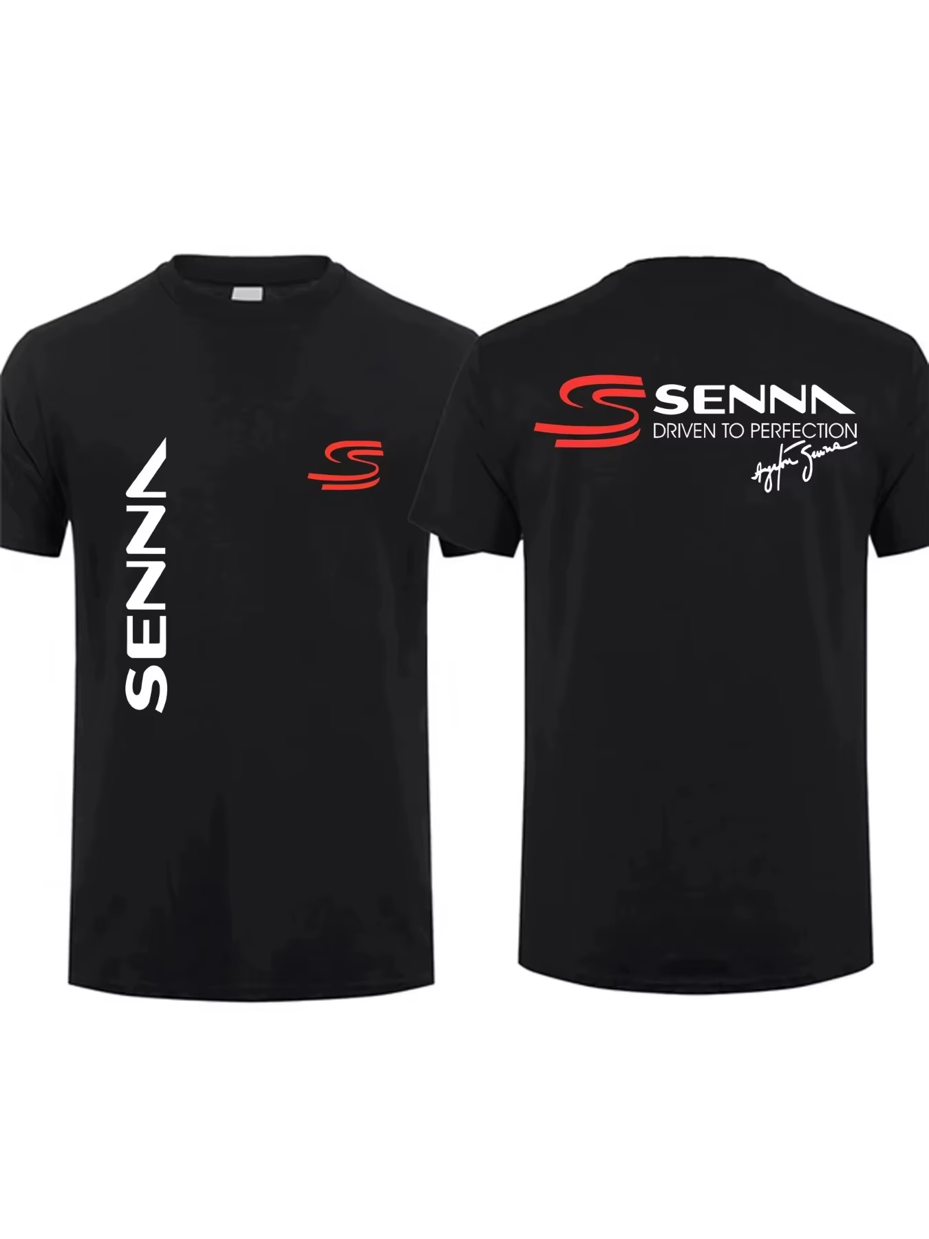 T-shirt Ayrton Senna, légende brésilienne, pour hommes et femmes, vêtements d'été en coton Y2K, resp