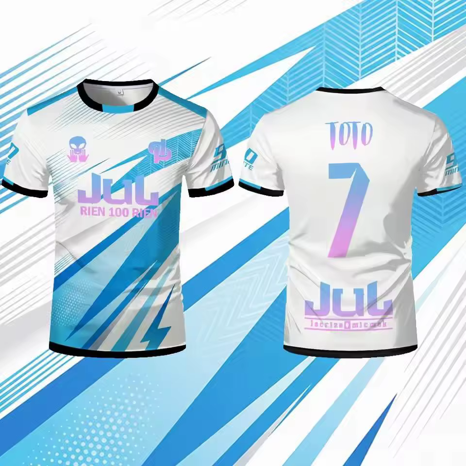 Maillot de football unisexe Jul Toto Ninetta 2026 Rien 100 Rien, T-shirt d'entraînement respirant po