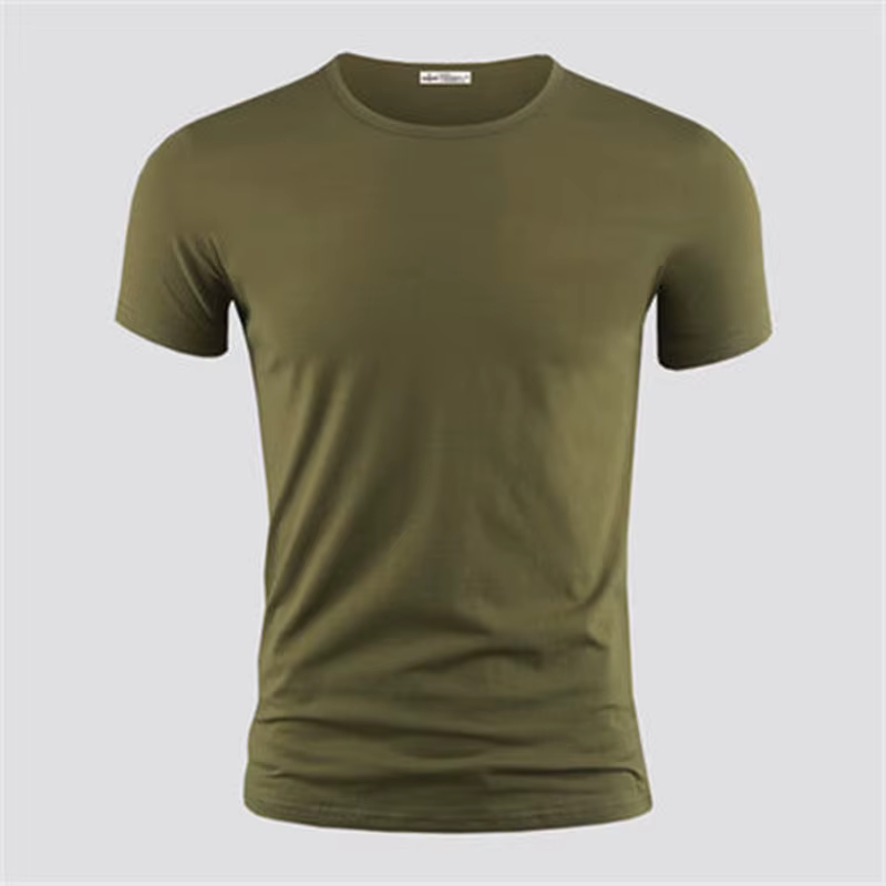 2026 hommes T-Shirt couleur Pure col en V à manches courtes hauts T-Shirts hommes T-Shirt collants n
