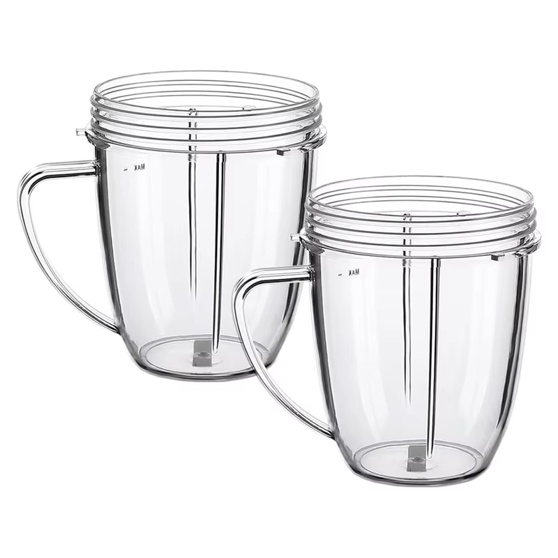 B89B-18Oz tasses pièces de rechange tasses pour mélangeur Nutribullet 600W et 900W poignée tasse pre