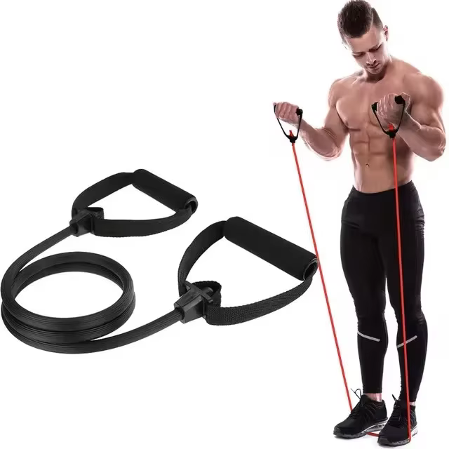 Kit de barre de pilates de sport, anciers d'entraînement de gymnastique, barre d'exercice avec bande