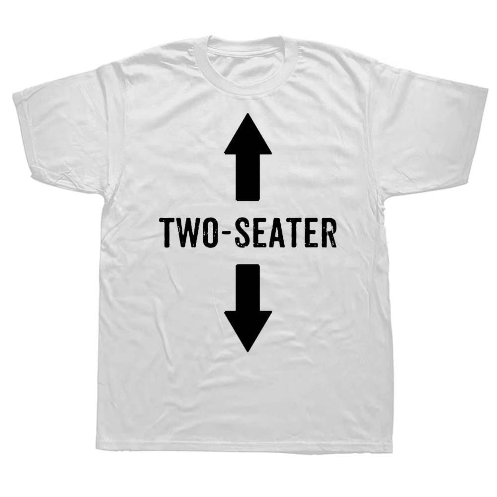 Deux places t-shirts graphique coton Streetwear à manches courtes 2 places papa adulte Humor cadeaux