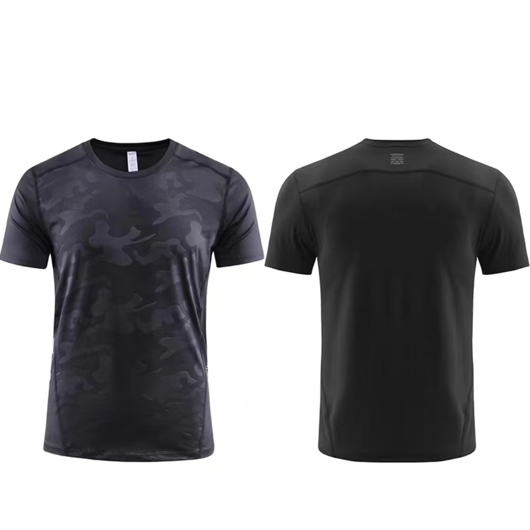 T-shirt de Sport à séchage rapide, de haute qualité, avec Logo personnalisé, col rond, broderie en P
