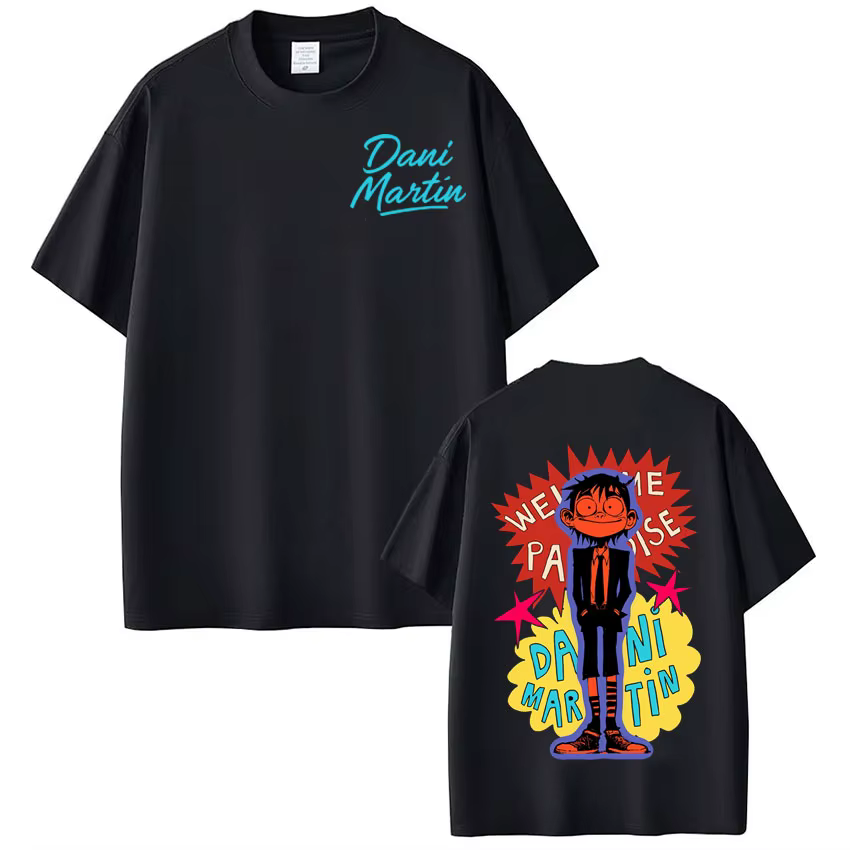 Chanteur Dani Martin mode Vintage graphique T-shirt hommes femmes Harajuku T-shirts à manches courte