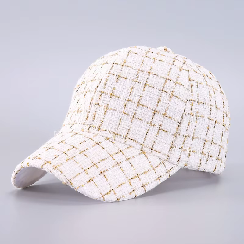 Casquette de baseball à carreaux – légère, réglable et respirante pour les activités de plein air d'