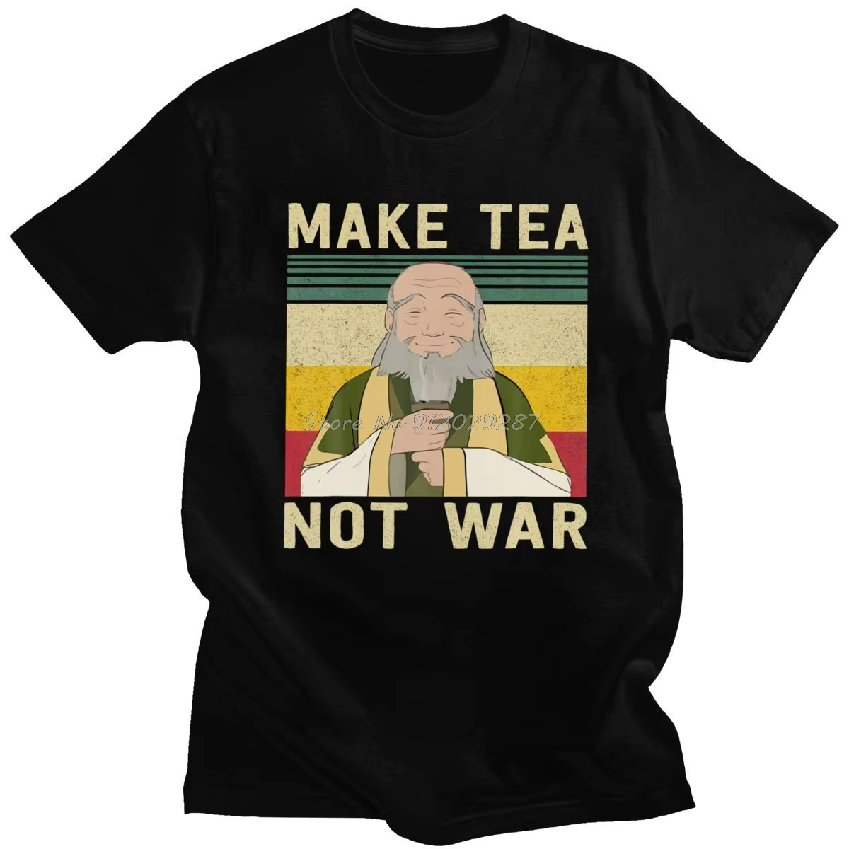 Drôle Avatar le dernier maître de l'air T-shirt hommes faire du thé pas guerre T-shirt rétro oncle I