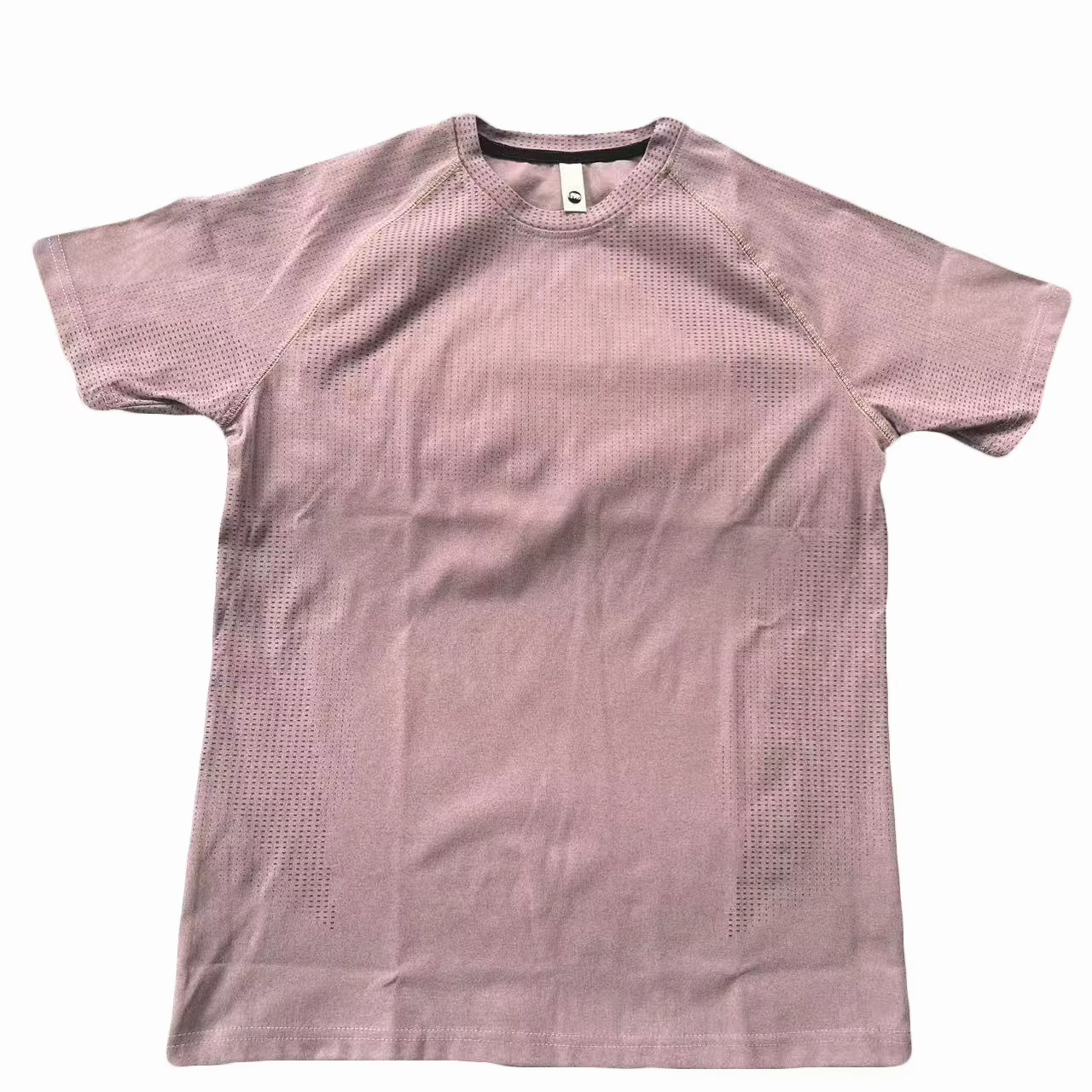 T-shirt de sport pour homme, coupe ajustée, séchage rapide, tissu compressif, avec poignets élastiqu