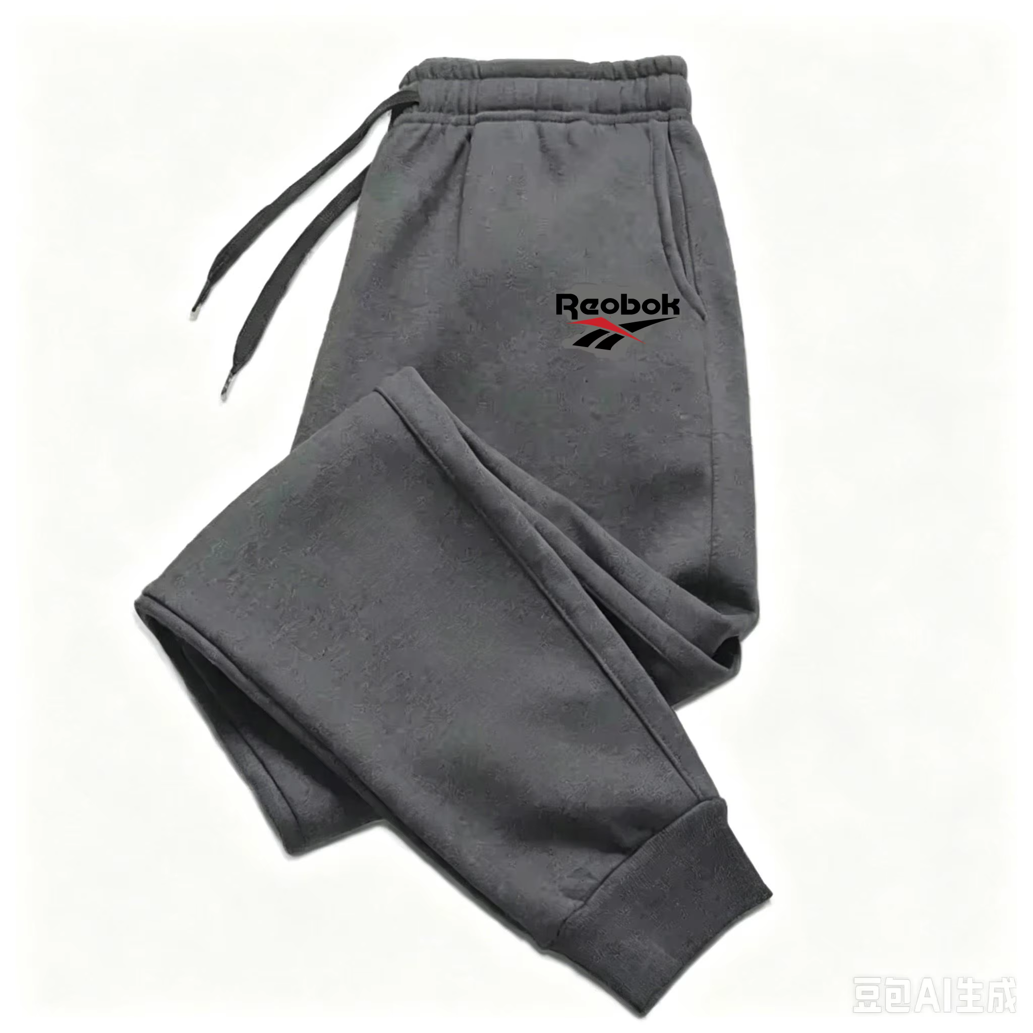 Pantalon de jogging décontracté pour homme, taille élastique avec cordon de serrage, poches latérale