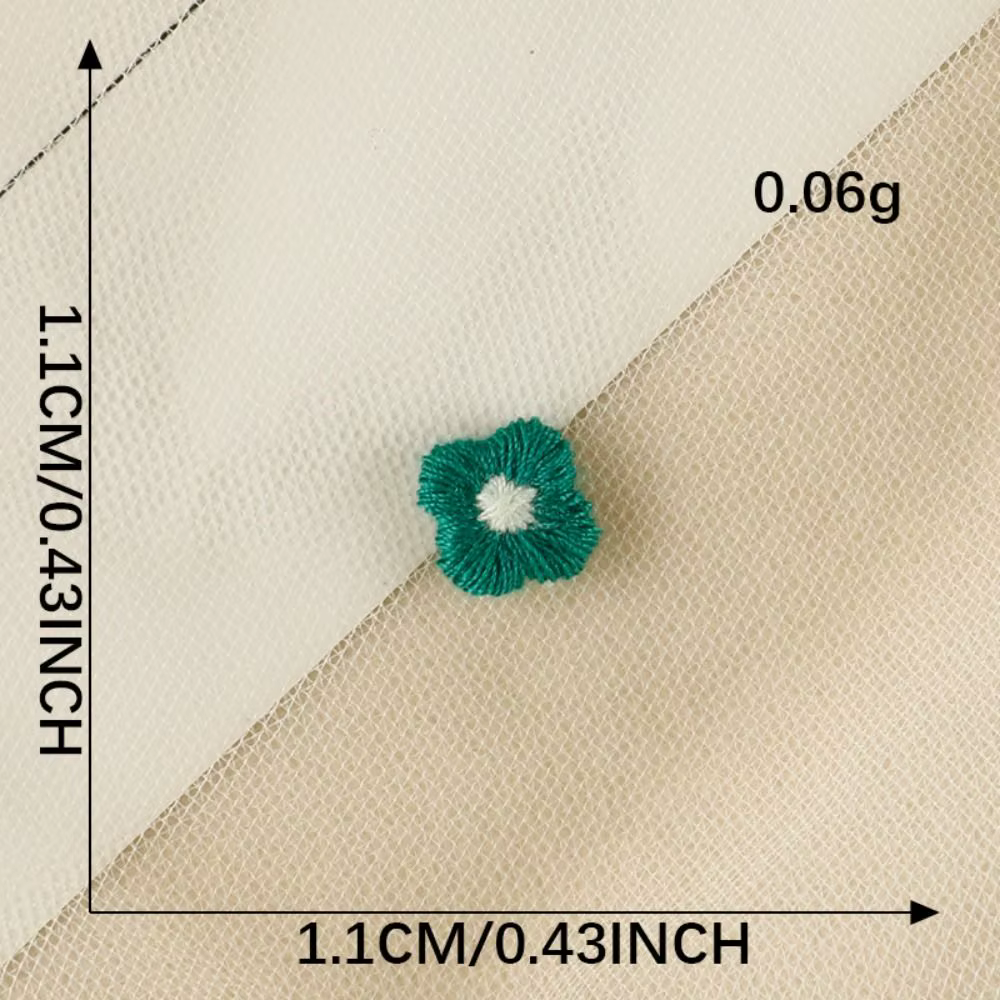 Patch brodé à la mode sans fleur, accessoires d'insigne de vêtements à coudre, applique de bricolage
