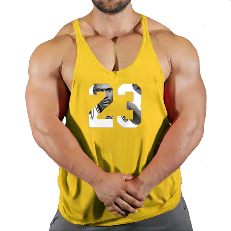 Débardeur de sport sans manches pour homme musclé, haut de fitness, vêtement de musculation, gilet d