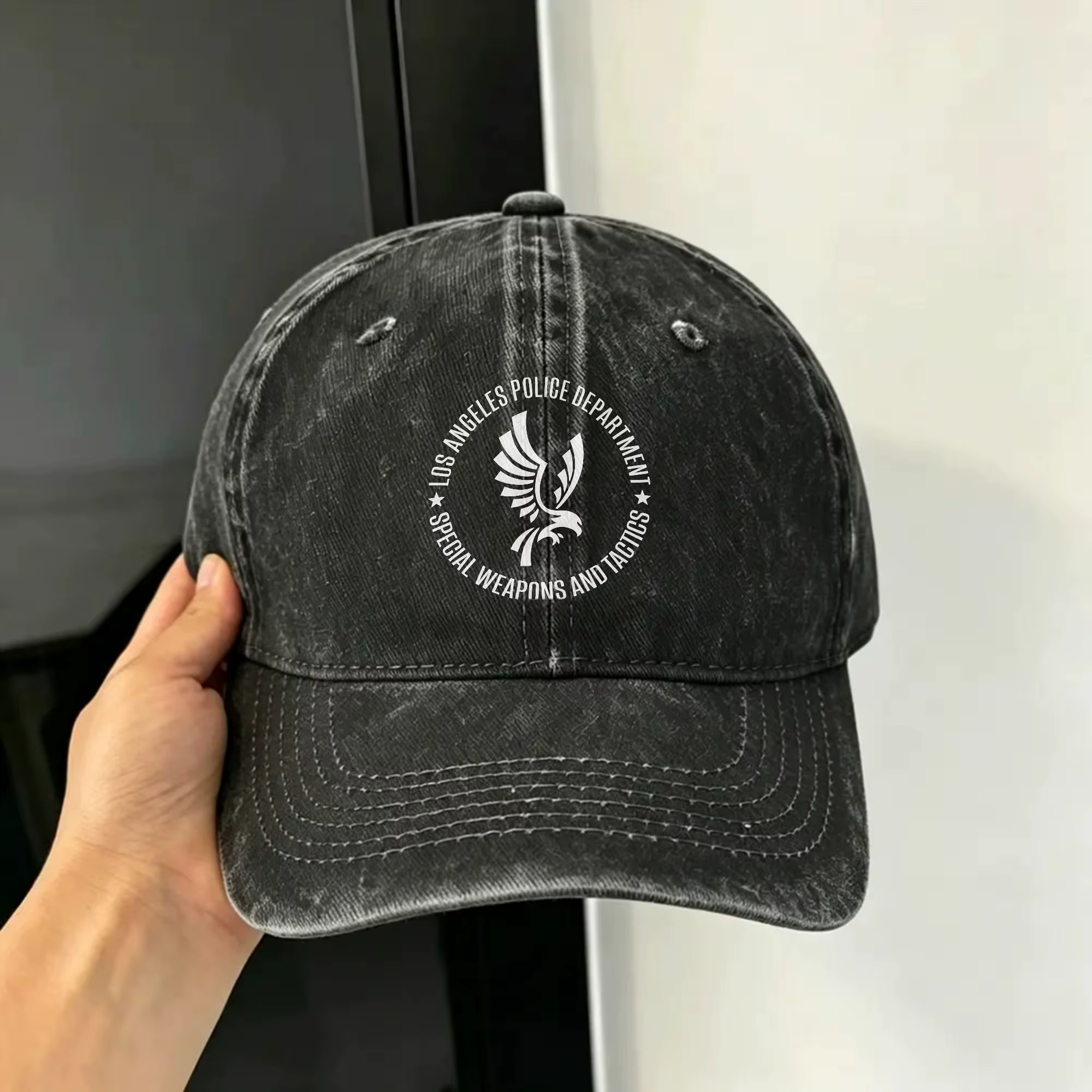 Casquette de baseball classique d'été pour hommes et femmes, motif Police de Los Angeles SWAT LAPD, 