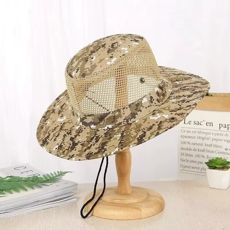 Nouveau Chapeau de Pêche, Casquette de Montagne, Casquette de Camping en Maille pour Homme, Chapeau 