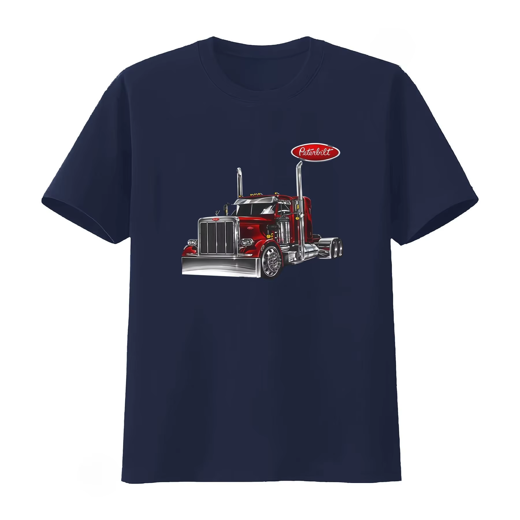 T-shirt Peterbilt pour les fans de camions – Idée parfaite pour les routiers – Haut décontracté – St