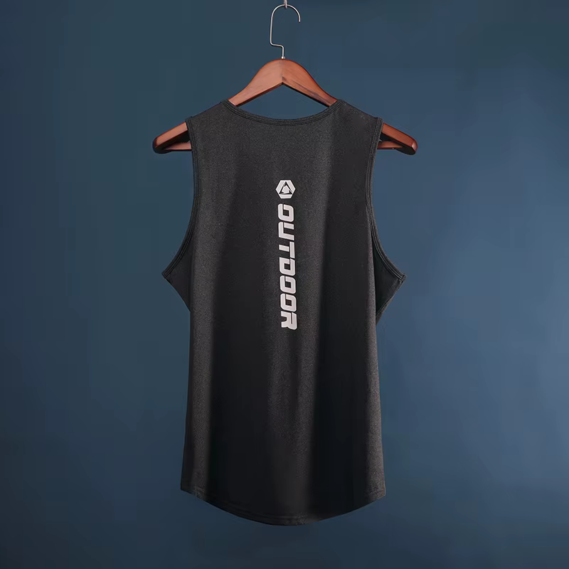 Débardeur de sport pour homme, T-shirt de fitness et course, mode estivale, coupe ample, tenue de ba
