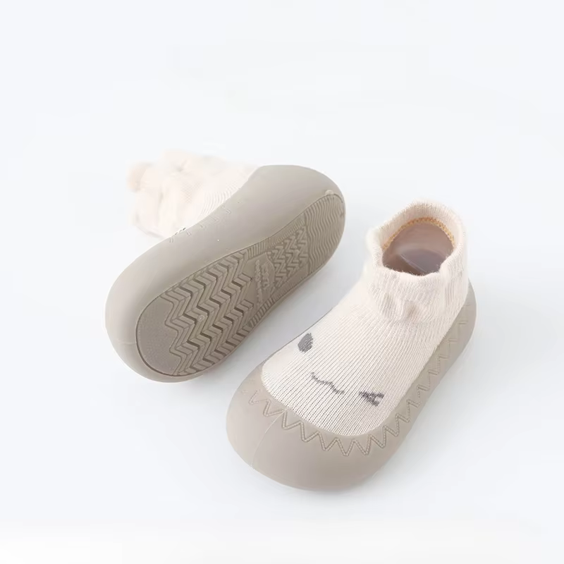 Bébé chaussettes chaussures infantile mignon dessin animé enfants garçon chaussures semelle en caout