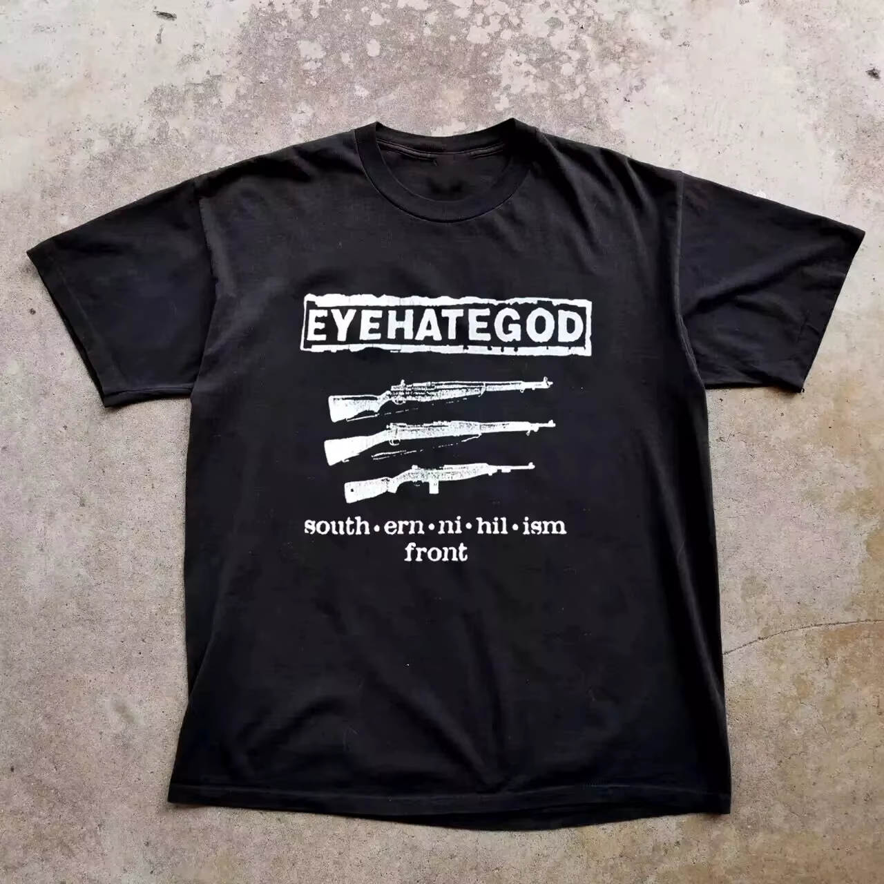VTG Eyehategod 2009 Tour pour hommes et femmes, chemise noire de toutes tailles, chemise graphique à