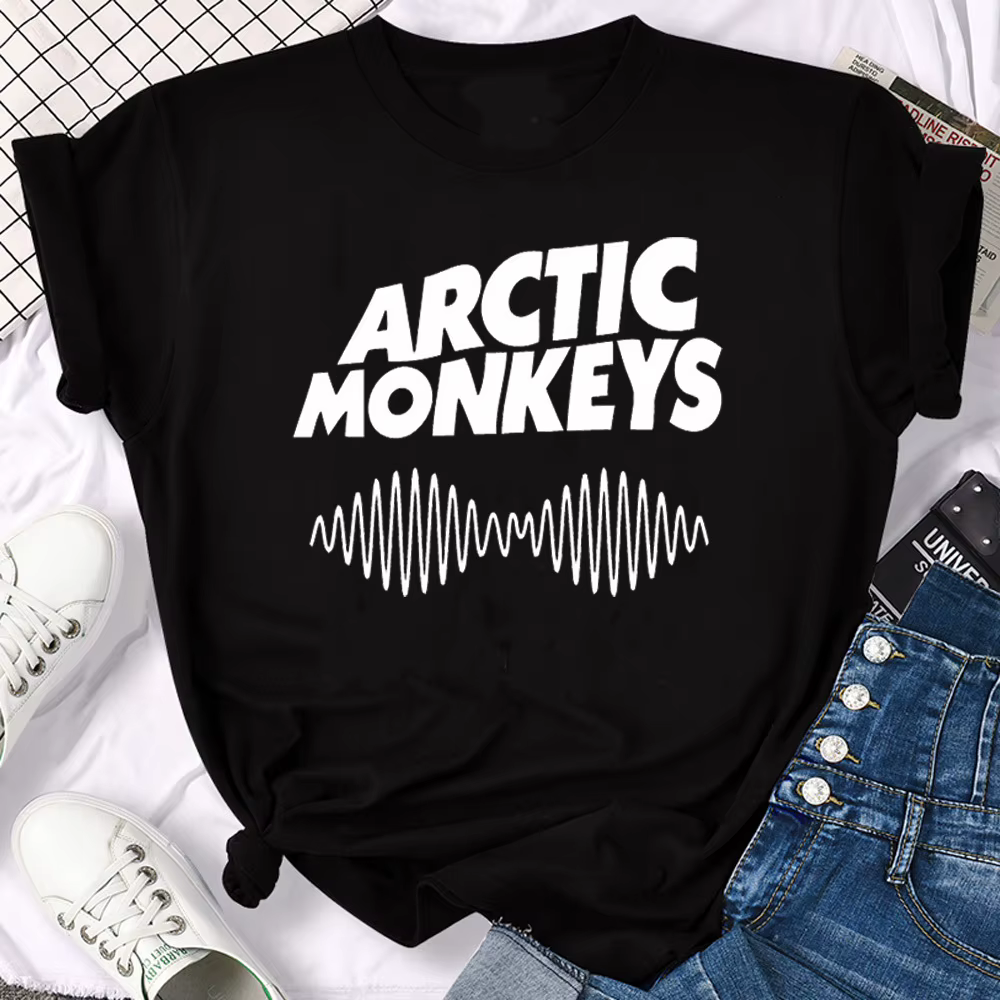 Arctic Monkeys t-shirt adolescent graphique respirant femmes Punk numérique streetwear t-shirt graph