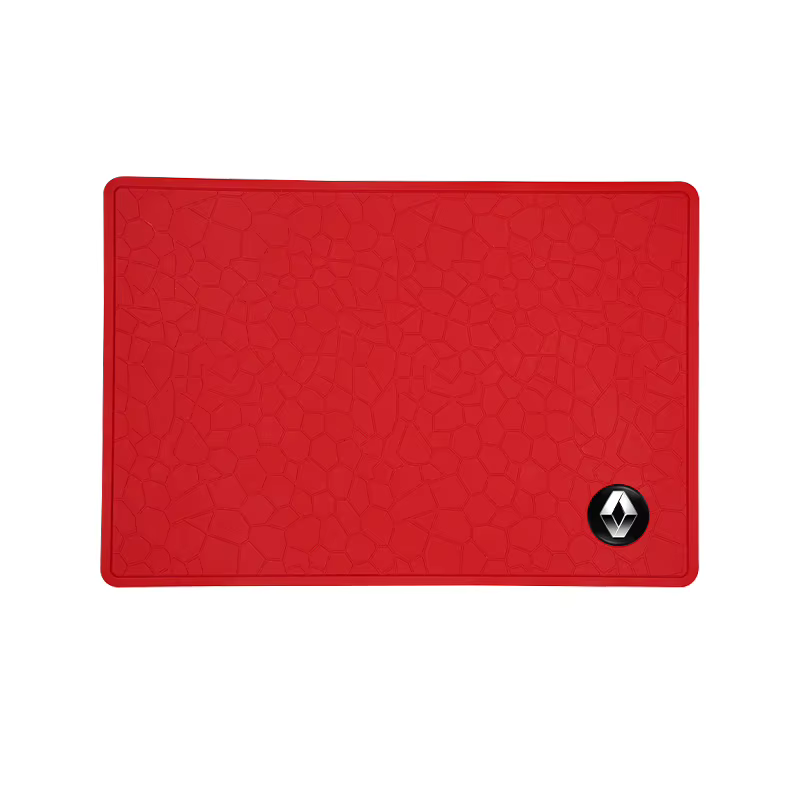 Tapis antidérapant pour tableau de bord de voiture, rangement pour téléphone, articles, pour Renault
