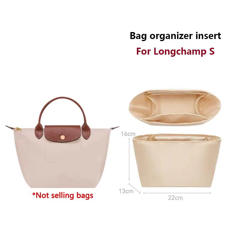 Insert organisateur de sac Durable pour Longchamp femmes sac en nylon matériel léger support de sac 