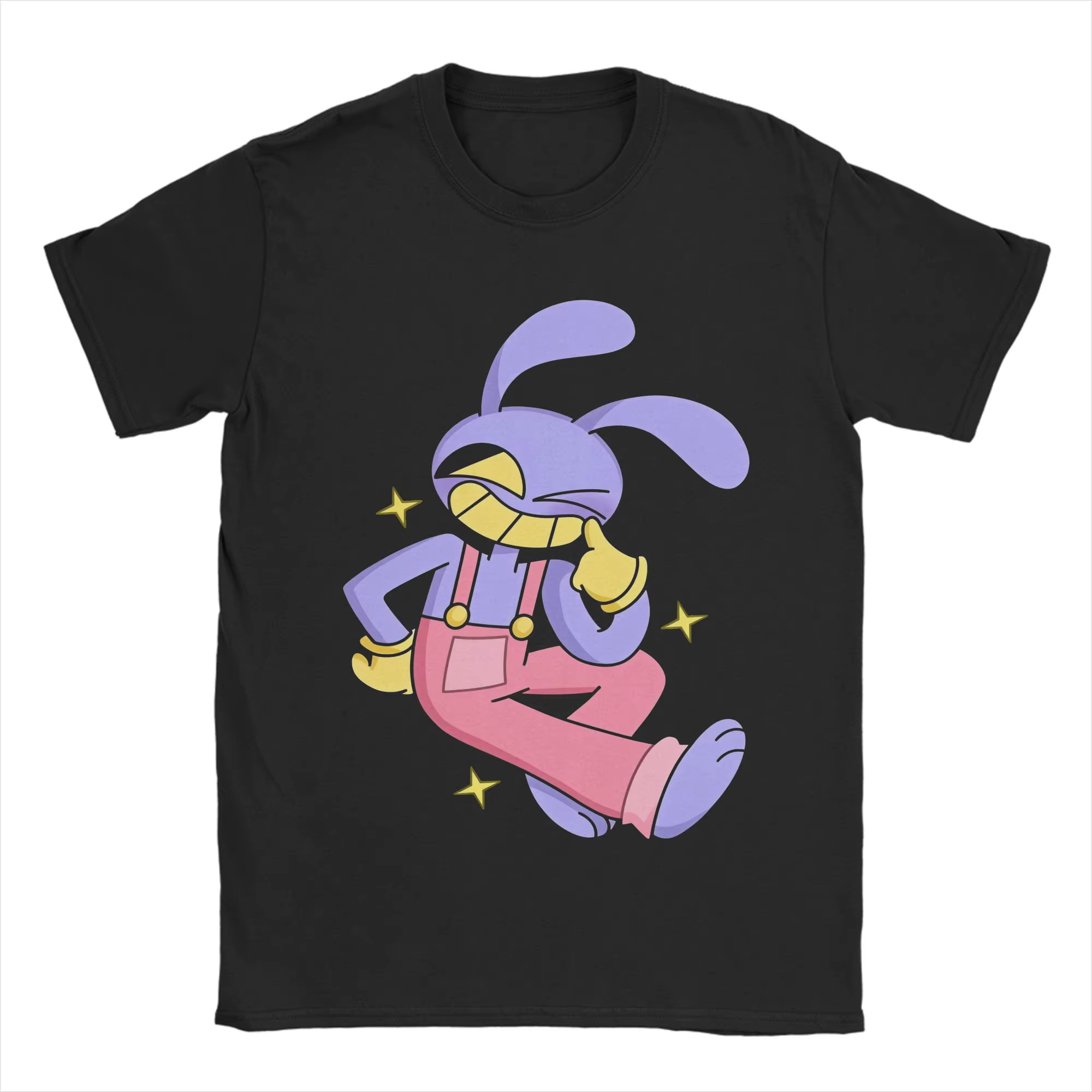 Jax Cartoon Digitals Circus T-Shirts pour hommes, T-Shirts humoristiques en coton, col rond, vêtemen