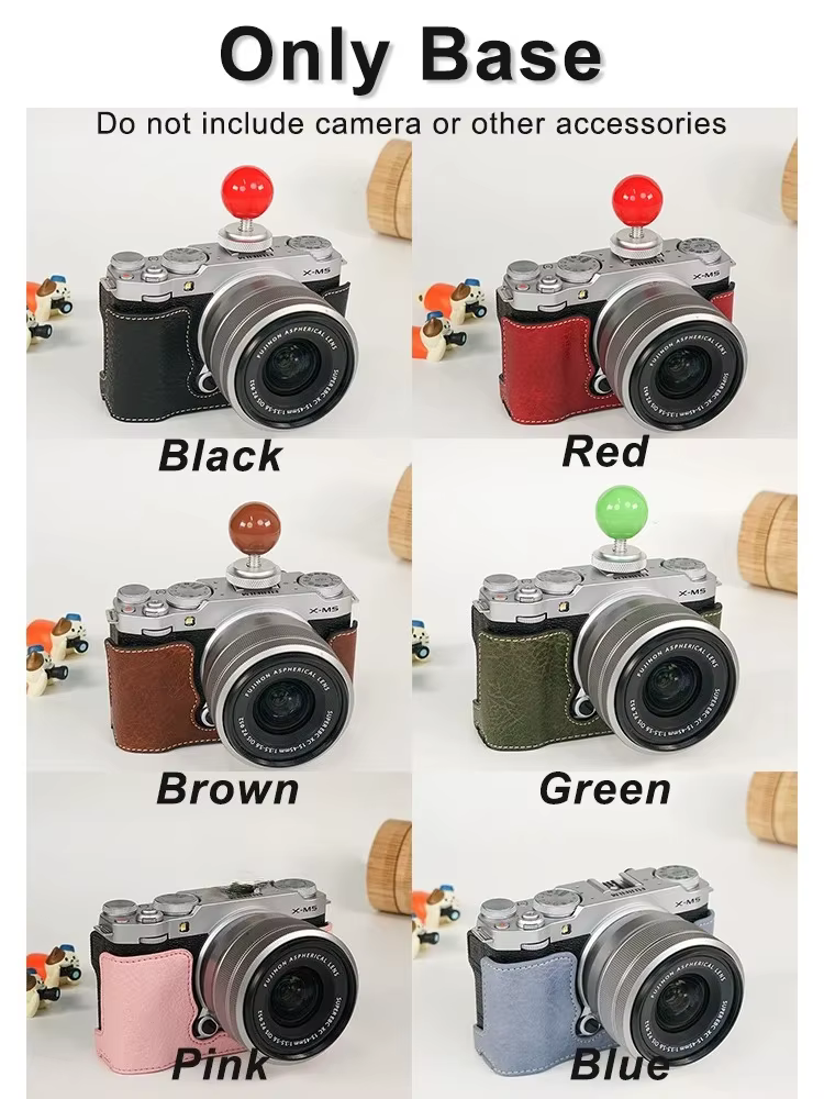 Étui pour appareil photo Fujifilm X-M5, demi-étui pour appareil photo, housse de Base, sangle de pro
