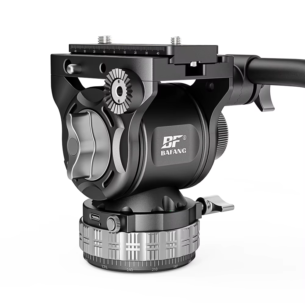 BAFANG tête de fluide vidéo pour trépied d'appareil photo petite rotule panoramique avec plaque à dé
