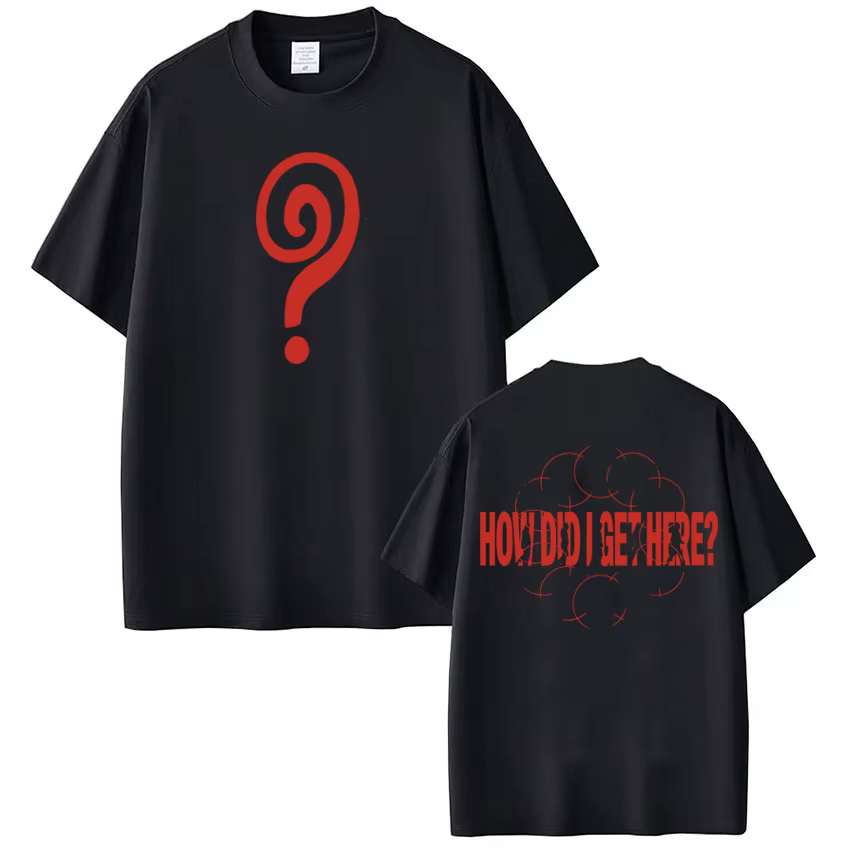 T-shirt imprimé Singer Louis Tomlinson How Did I Get Here Tour 2026 pour hommes et femmes, T-shirt H