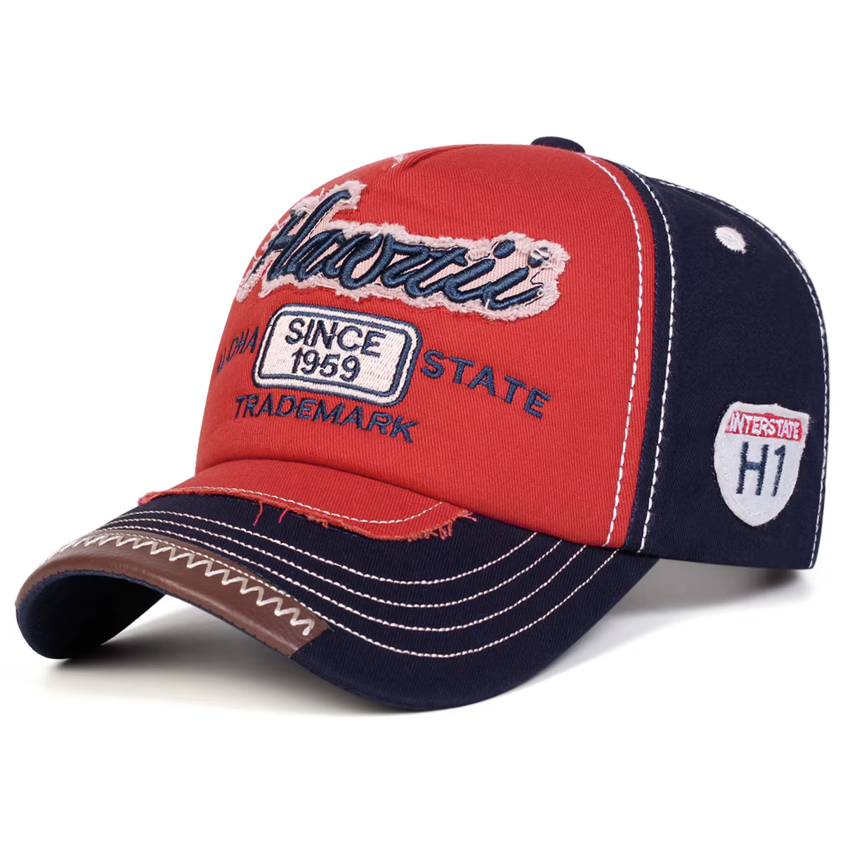 Casquettes de baseball unisexes avec broderie de lettres ALOHA STATE, chapeaux décontractés réglable
