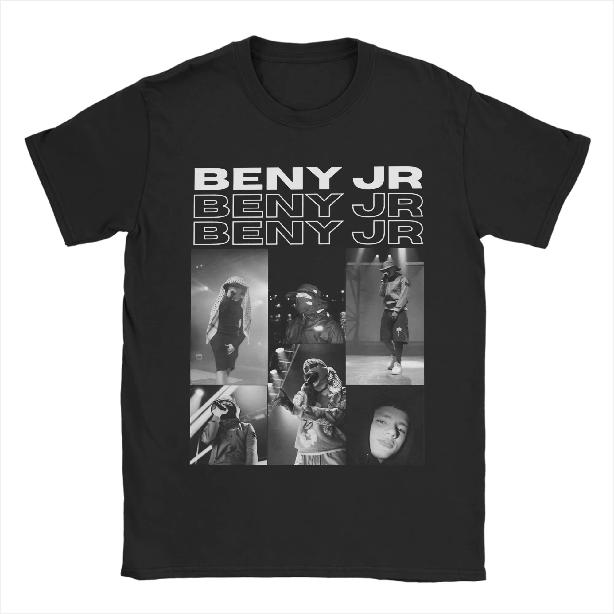 Hommes chanteur Beny Jr T-Shirt couverture en coton génial à manches courtes col rond t-shirts adult