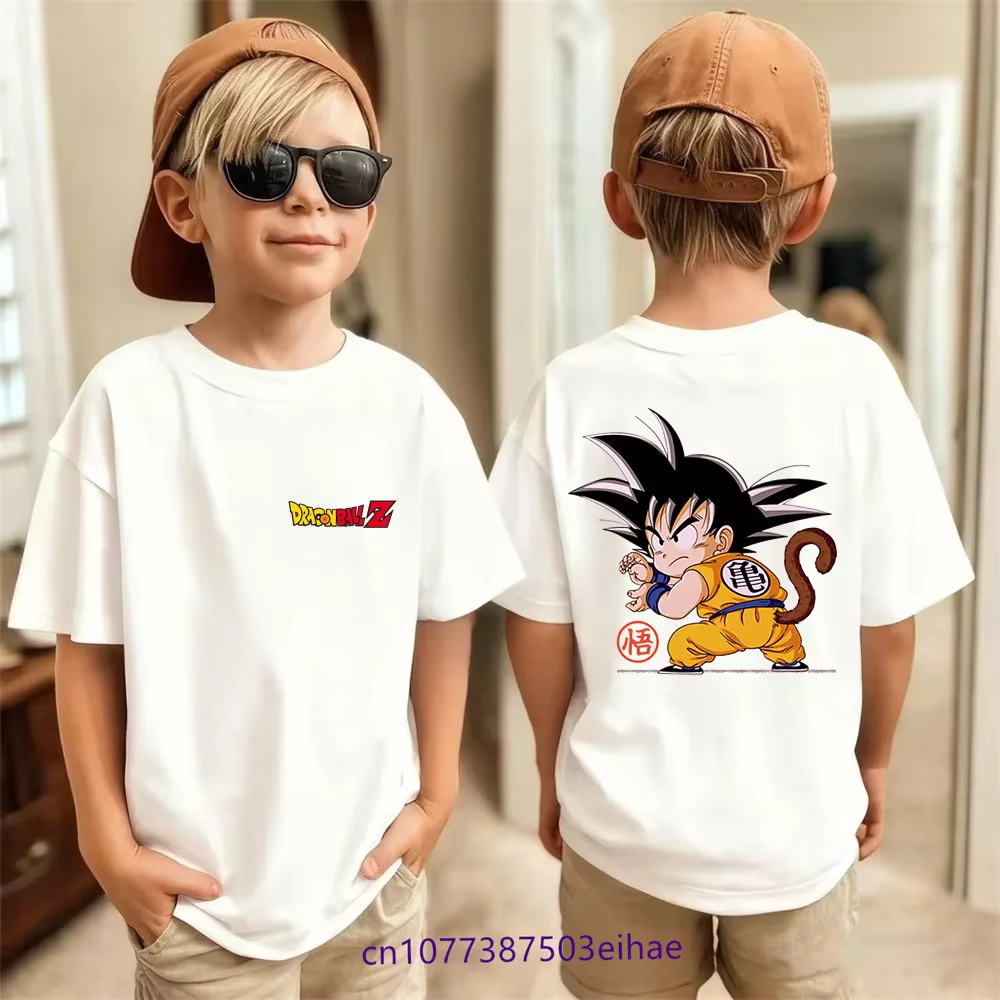 T-shirts pour enfants Dragon Ball Z, vêtements pour garçons, vêtements pour enfants, t-shirts d'été 