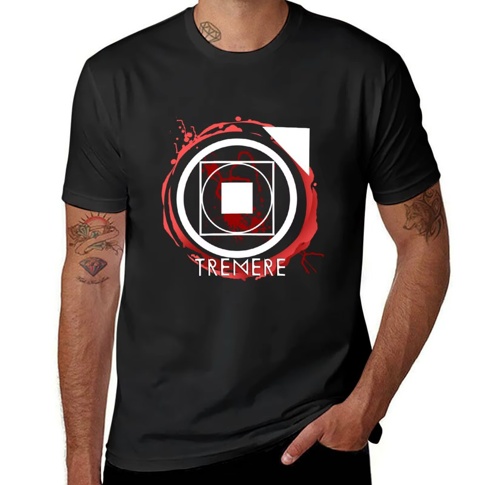 Vampire The Masade-T-Shirt pour Homme, Surdimensionné, Vintage, Ajusté, Tremere V5